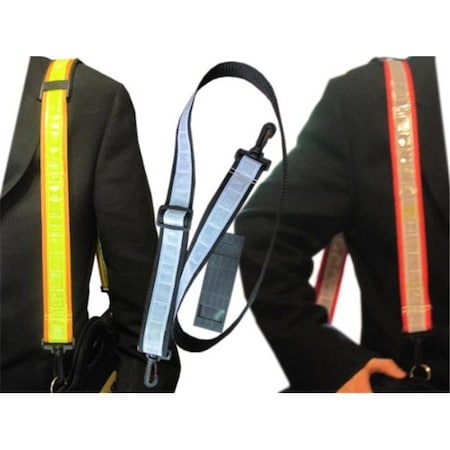 FIVEGEARS Reflective Shoulder Strap For Backpack Bags - Orange-Lime FI47451